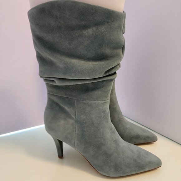 Vince Camuto Spruce Suede Heeled Boot Size 8 - Picture 5 of 9